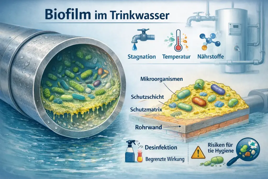 Biofilm im Trinkwasser – systemische Einordnung und hygienische Bedeutung